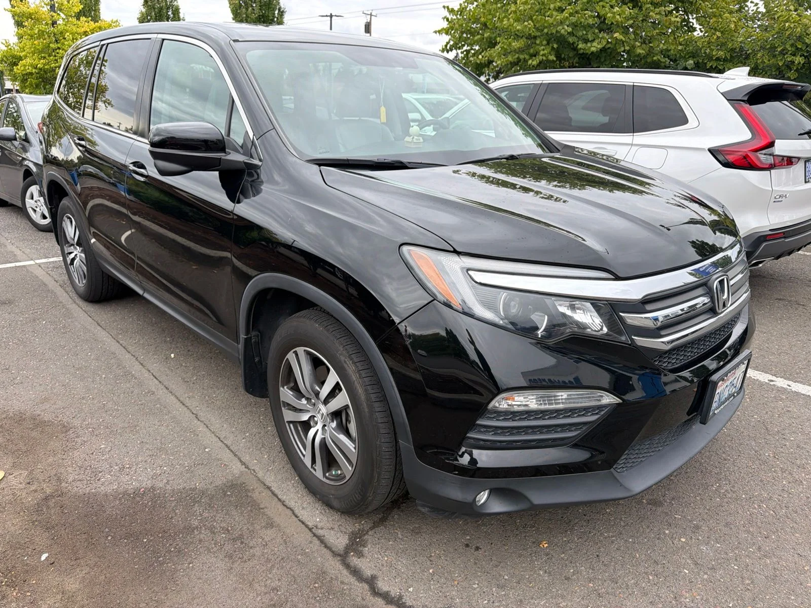 Used 2018 Crystal Black Pearl Honda EX-L image 3