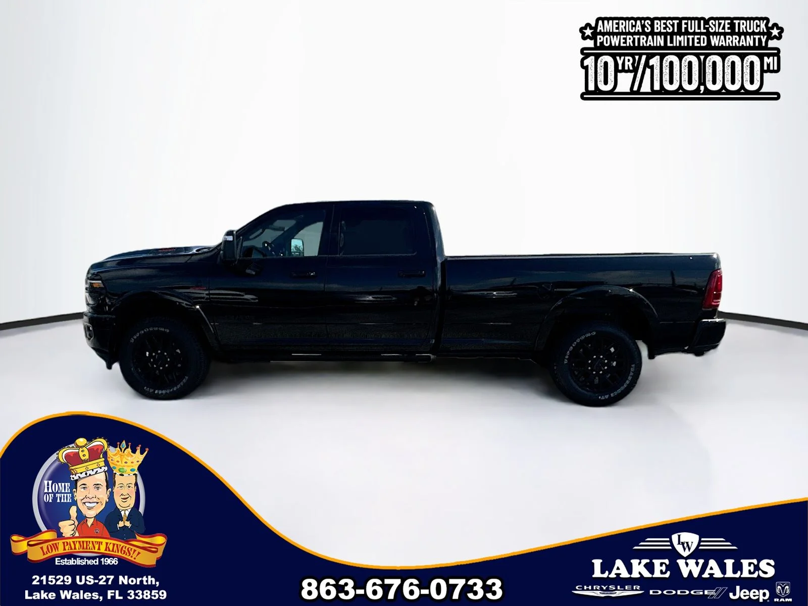New 2026 Diamond Black Crystal Pearl-Coat Exterior Paint RAM Limited image 3