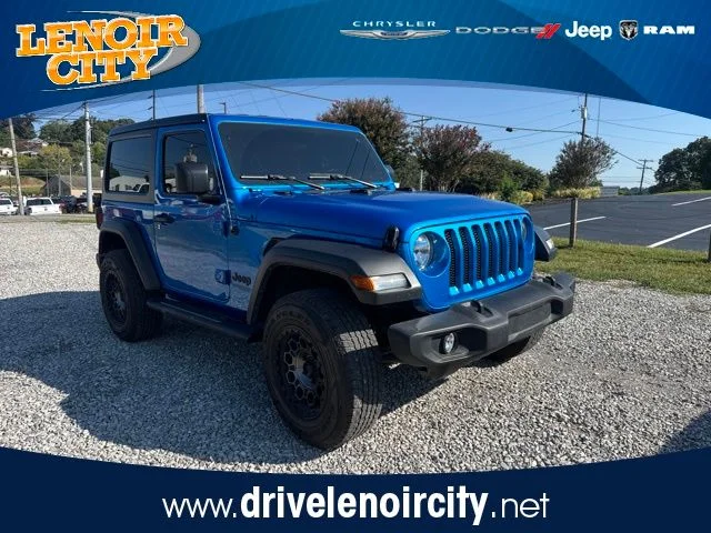Used 2021 Blue Jeep Sport image 1