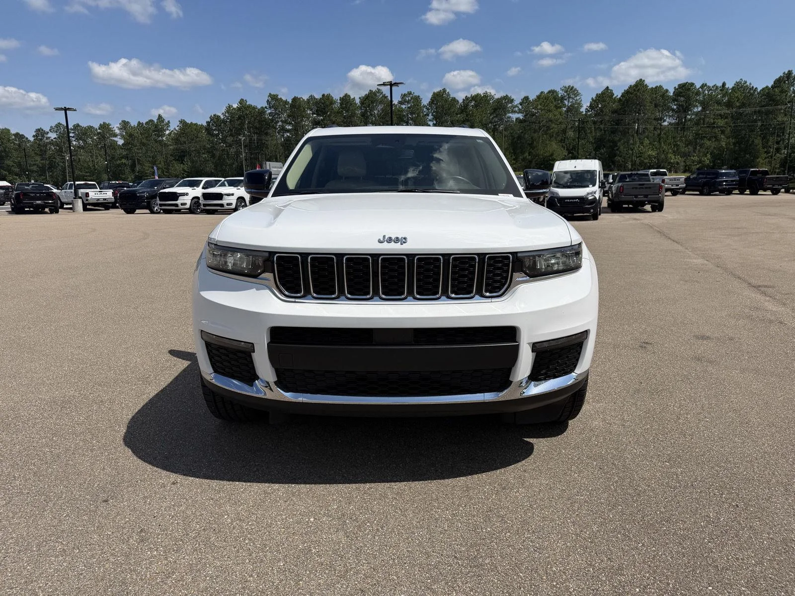 Used 2021 Bright White Clearcoat Jeep Limited image 2