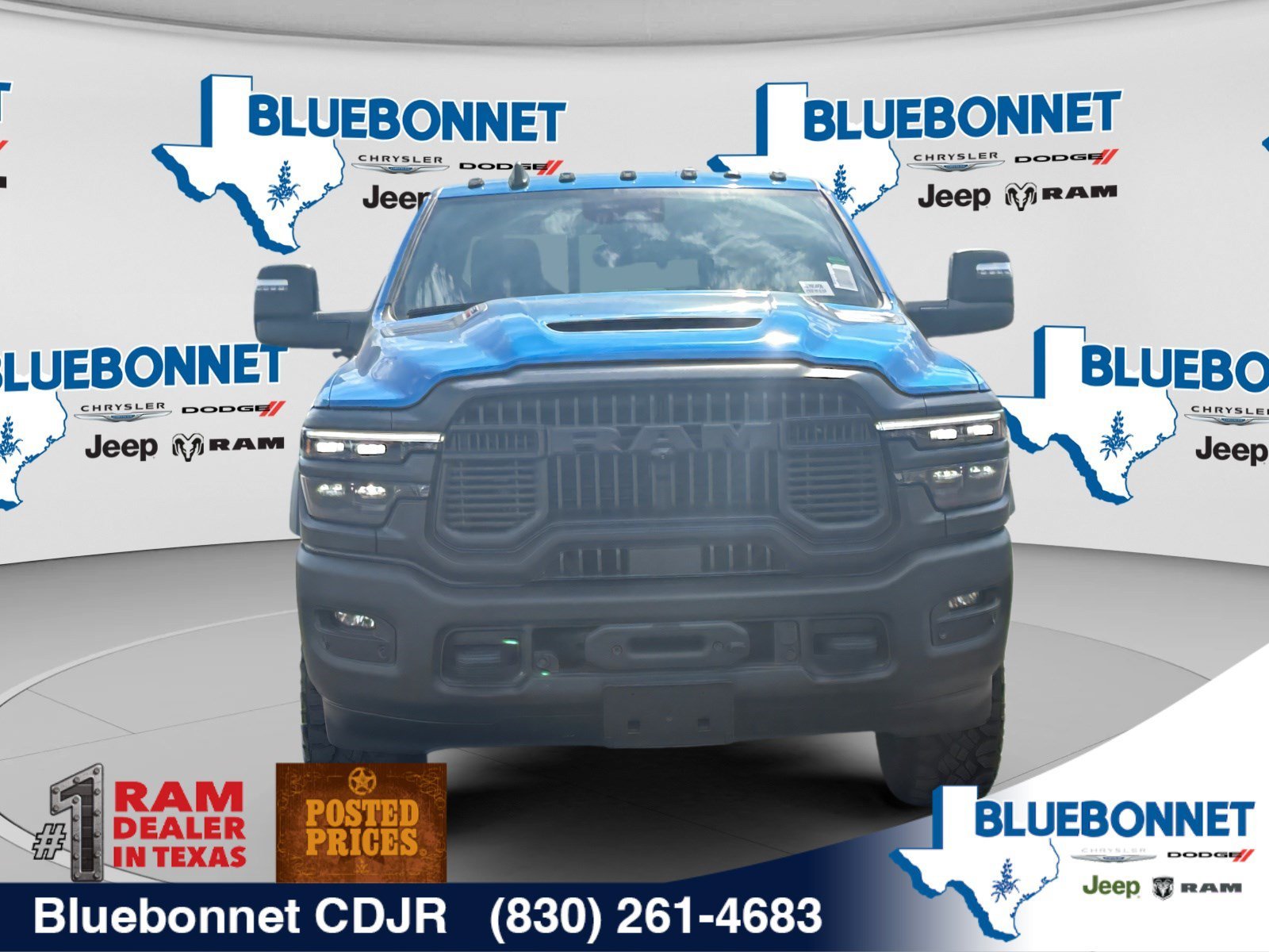 New 2027 Hydro Blue Pearl-Coat Paint RAM Power Wagon Hemi image 2