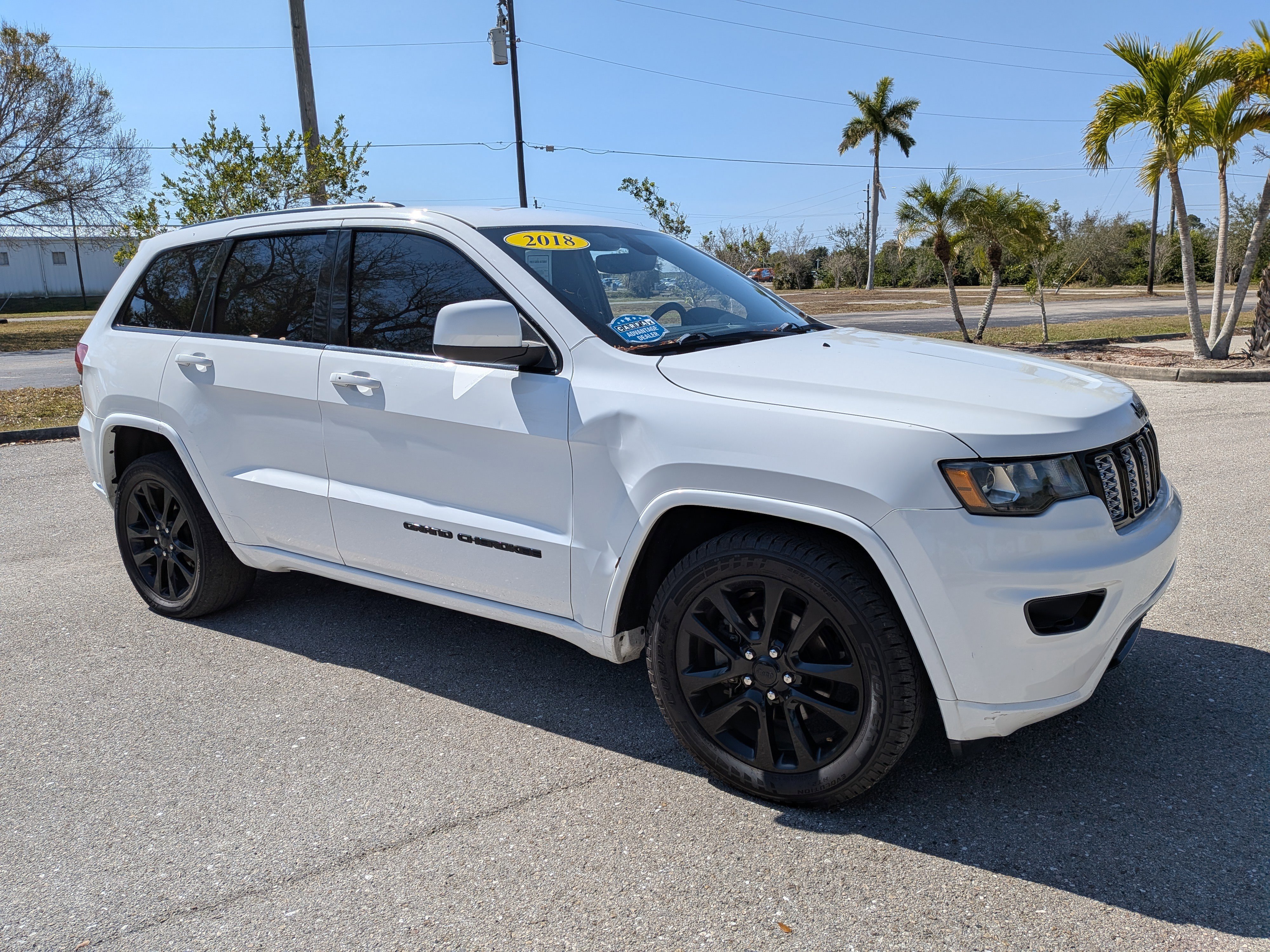 Used 2018 Jeep Grand Cherokee Altitude with VIN 1C4RJEAG8JC241737 for sale in LaBelle, FL