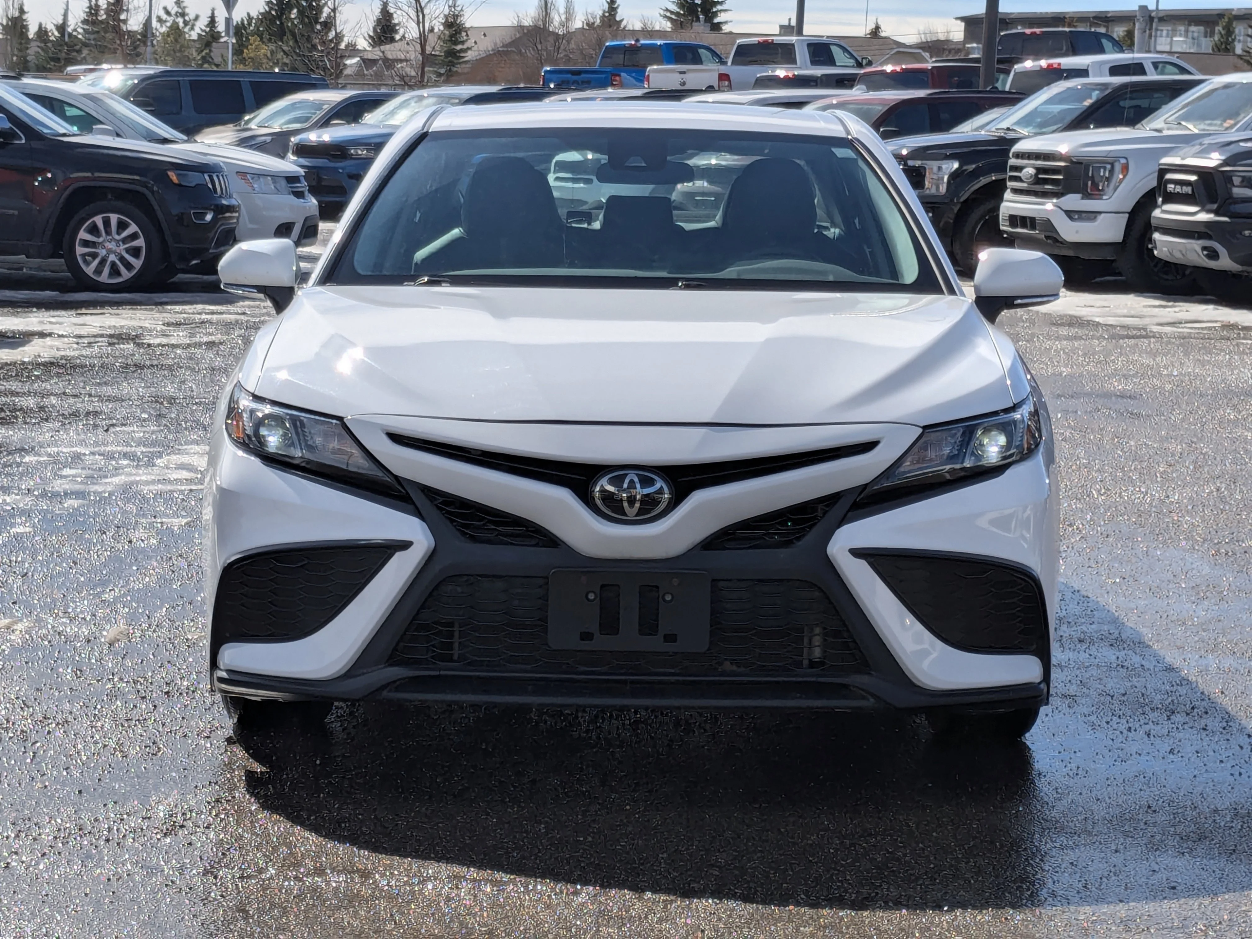 Used 2024 White Toyota SE - Toyota Safety Sense - Heated Seats & More image 3