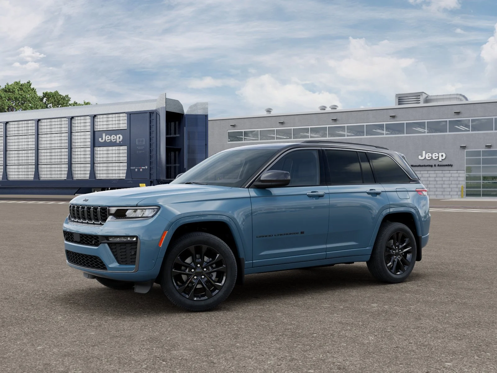 New 2026 Steel Blue Jeep Limited Reserve image 2