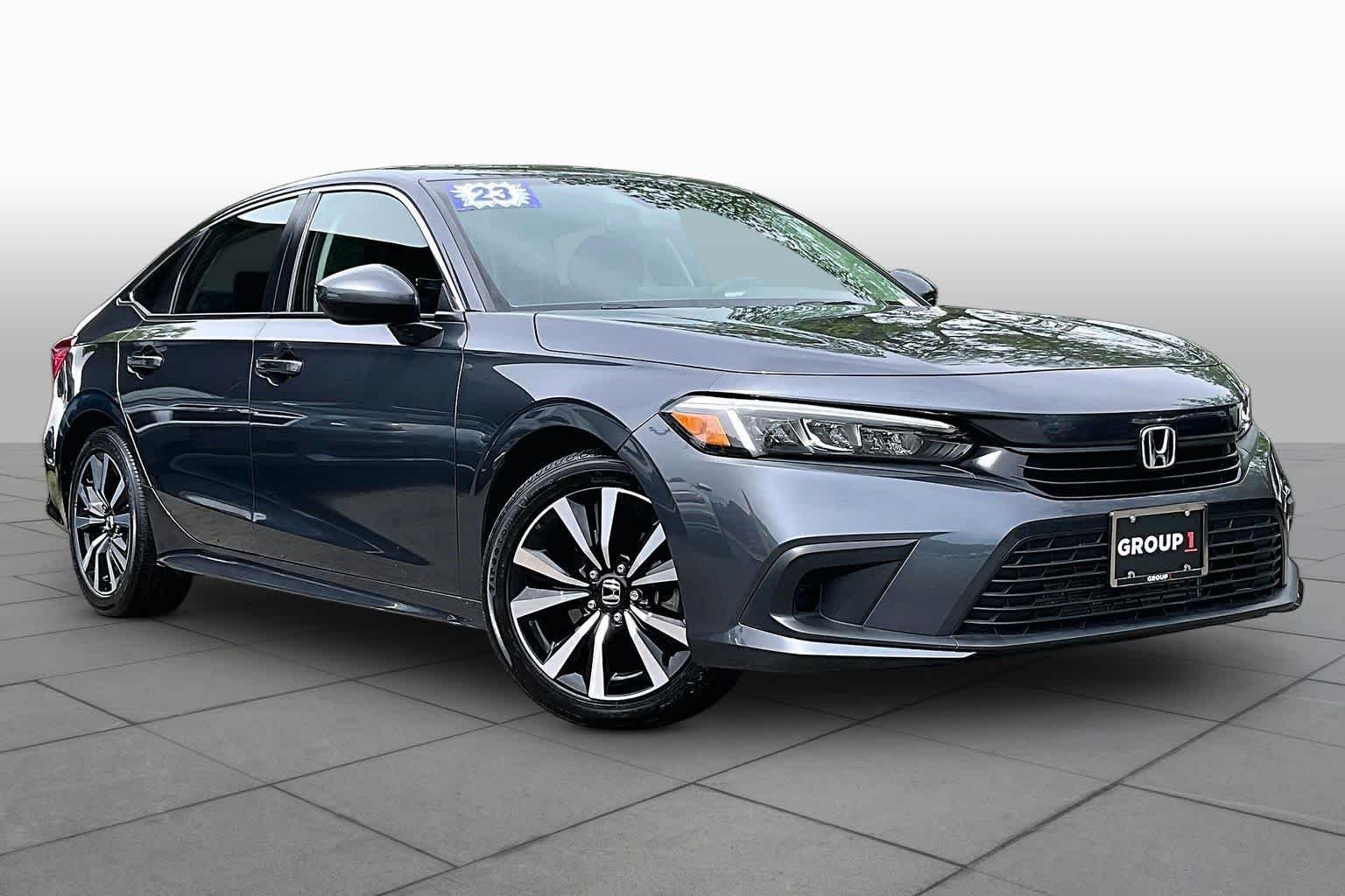 Used 2023 Meteorite Gray Metallic Honda EX image 3