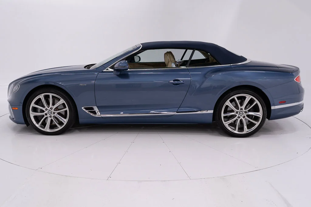 Certified Used 2023 Blue Crystal Bentley Azure Convertible image 11