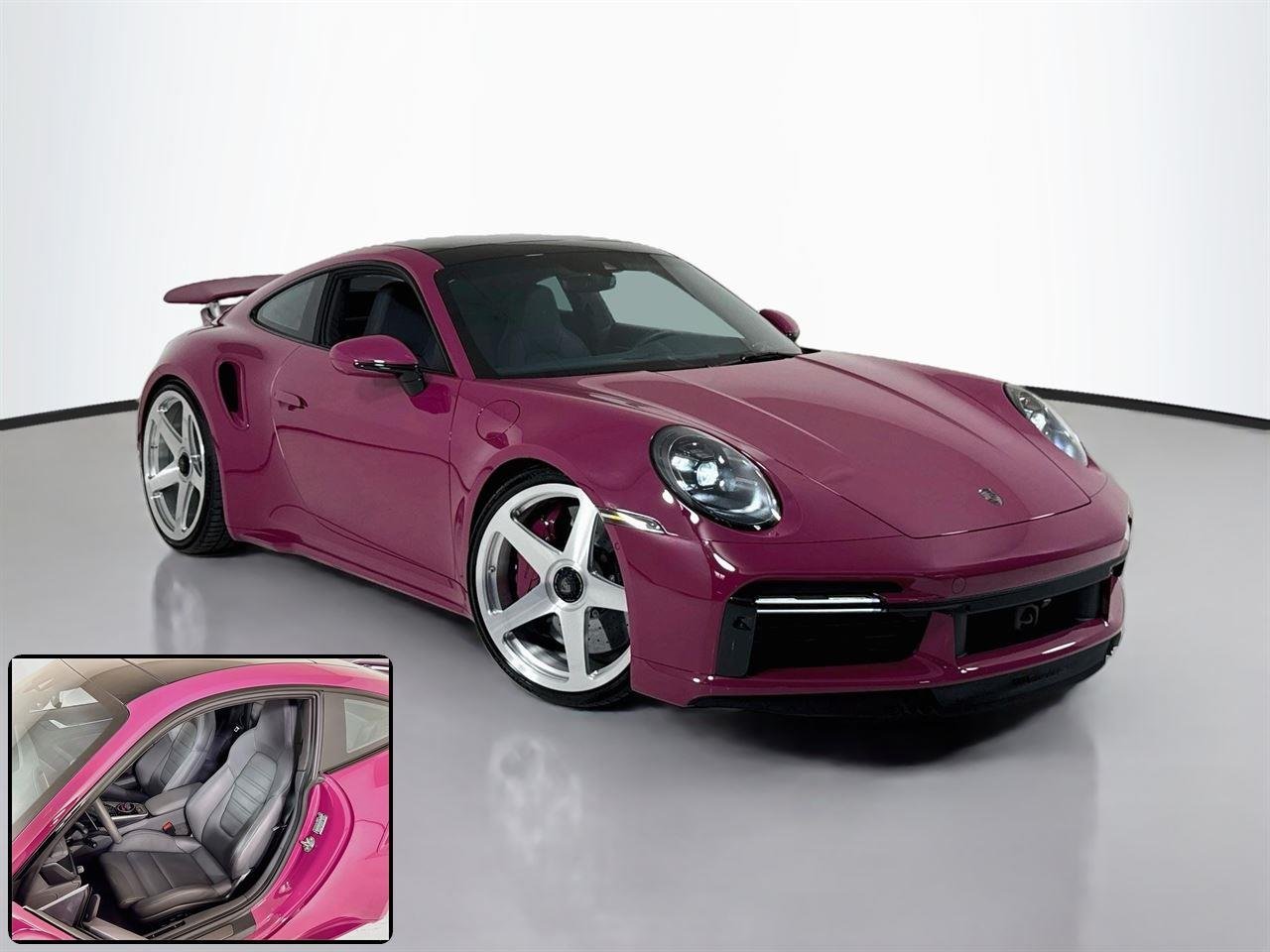 Used 2024 Ruby Star Neo Porsche Turbo S | PCCBs | Front Lift | $60k in options | 21 /22 AG Lux Wheel Setup image 2