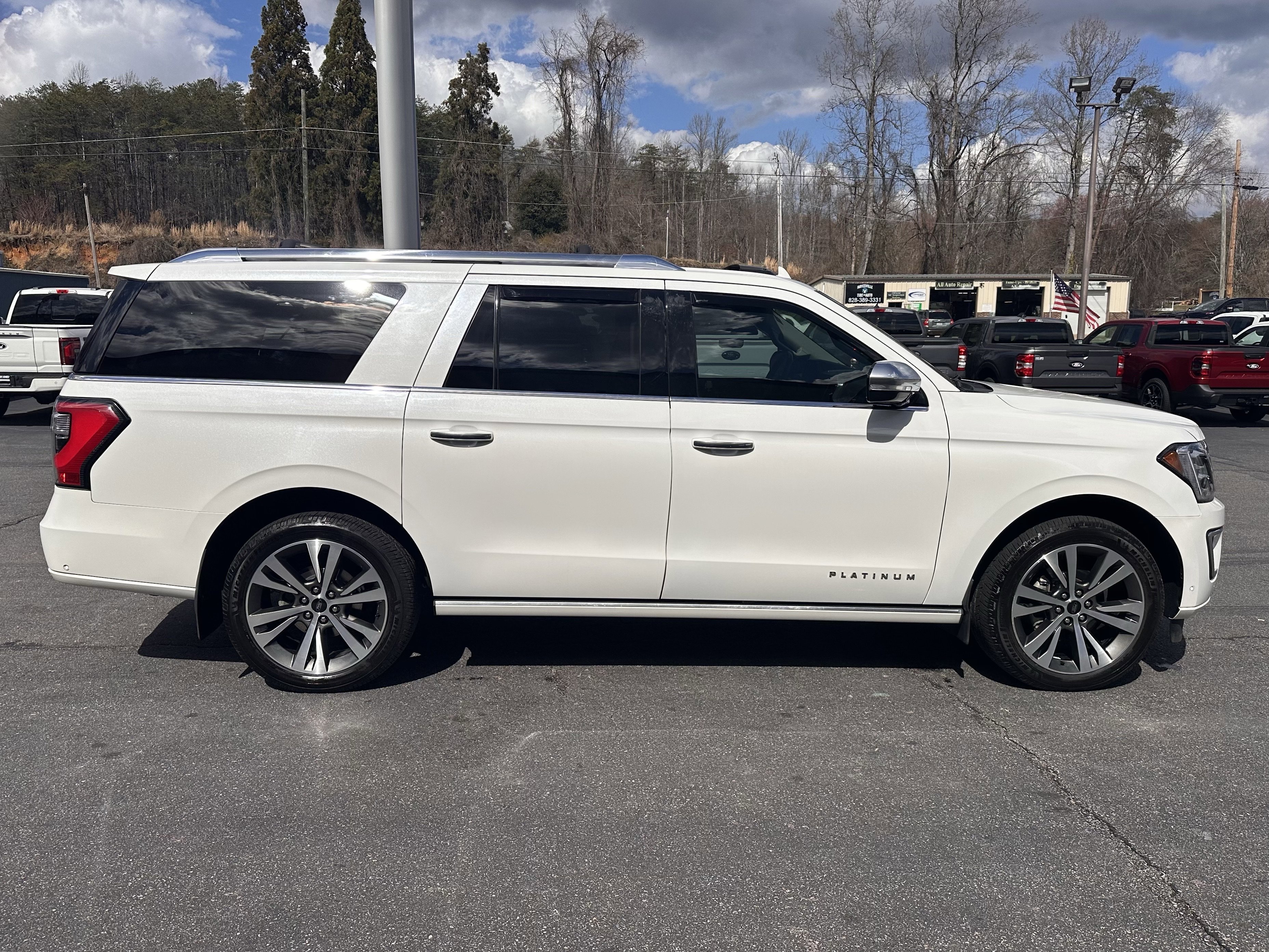 Certified Used 2021 Star White Metallic Tri-Coat Ford Platinum image 5