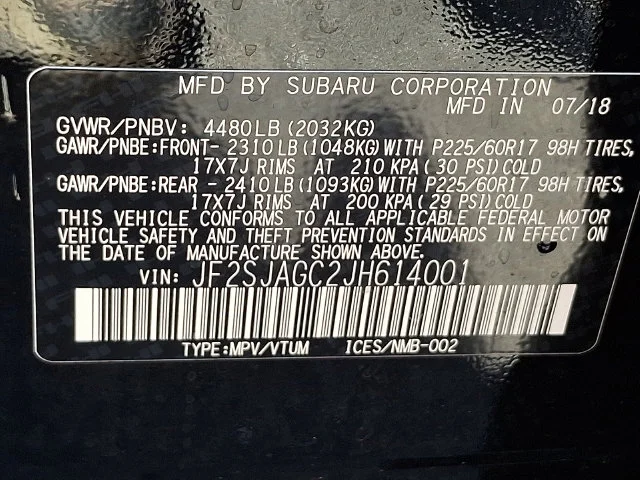 Used 2018 Black Subaru 2.5i Premium image 28