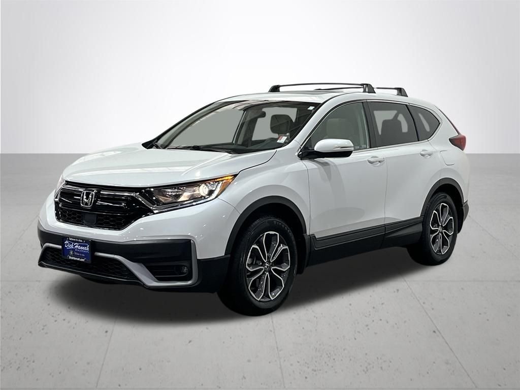 Used 2021 Platinum White Pearl Honda EX image 2