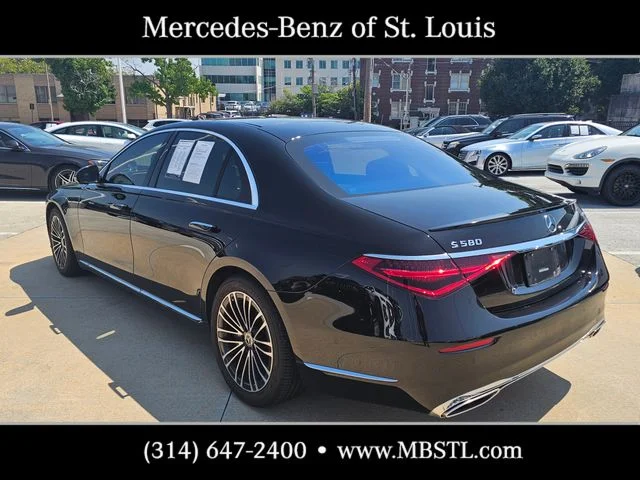 Used 2021 Black Mercedes-Benz S 580 image 4