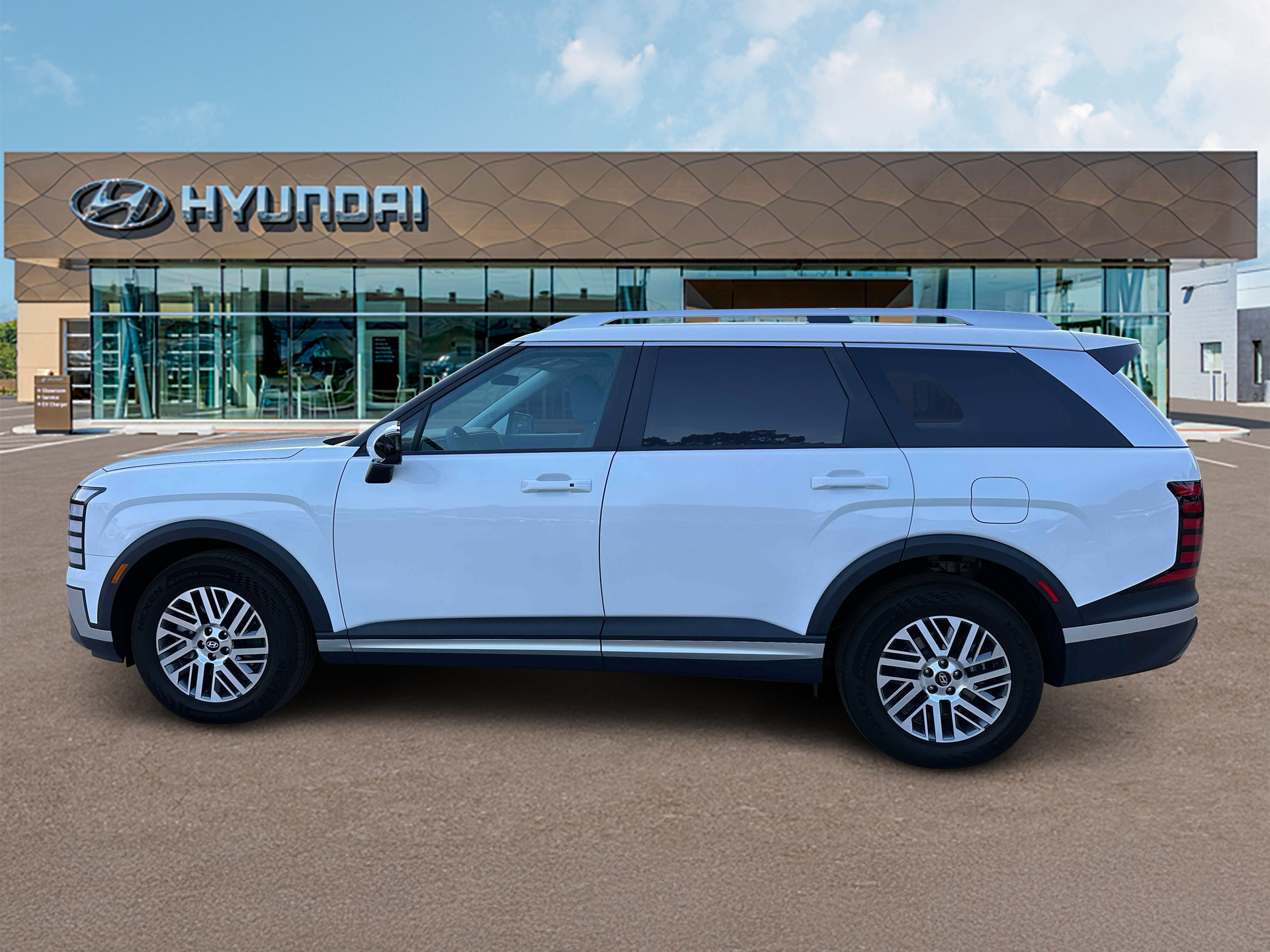 New 2027 White Hyundai SEL AWD image 3