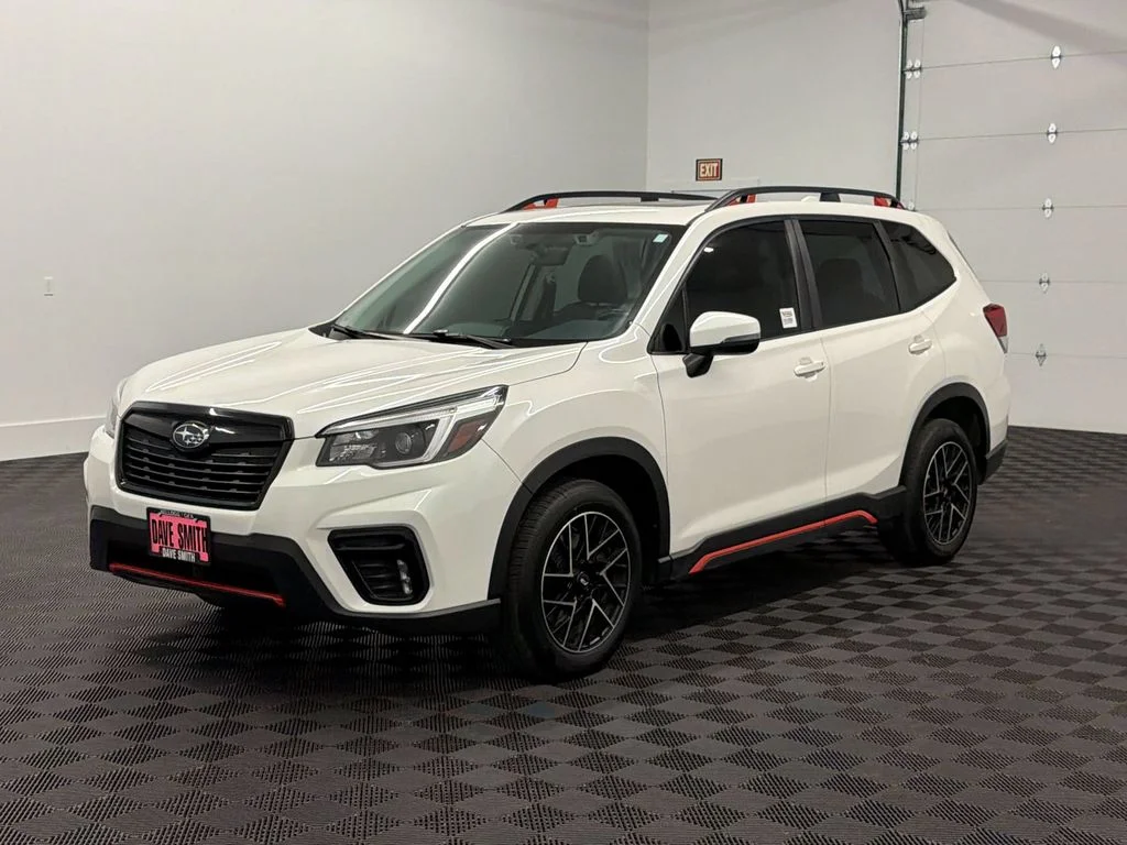 Used 2021 Crystal White Pearl Subaru Sport image 1