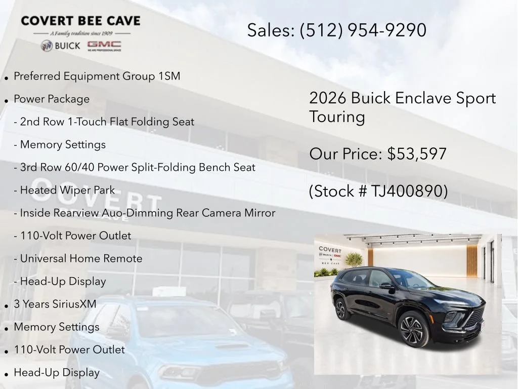 New 2026 Buick Enclave Sport Touring, photo 7