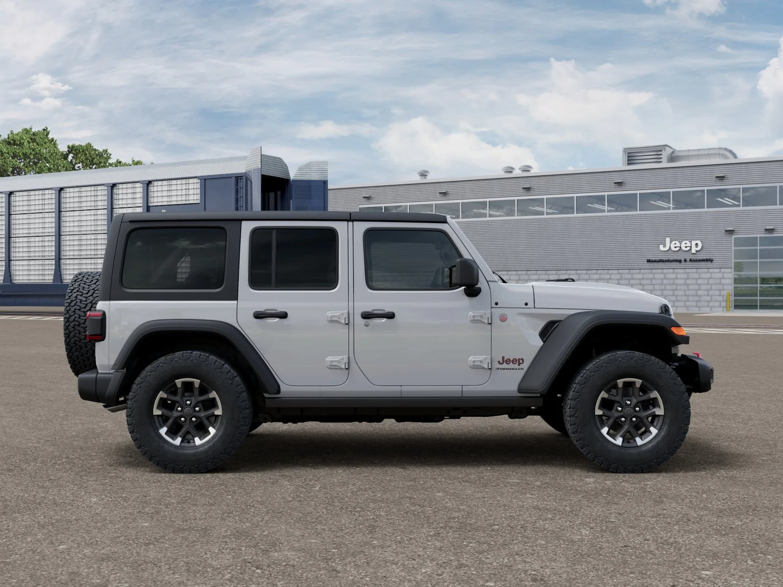 New 2026 Bright White Clear-Coat Exterior Paint Jeep Rubicon image 12