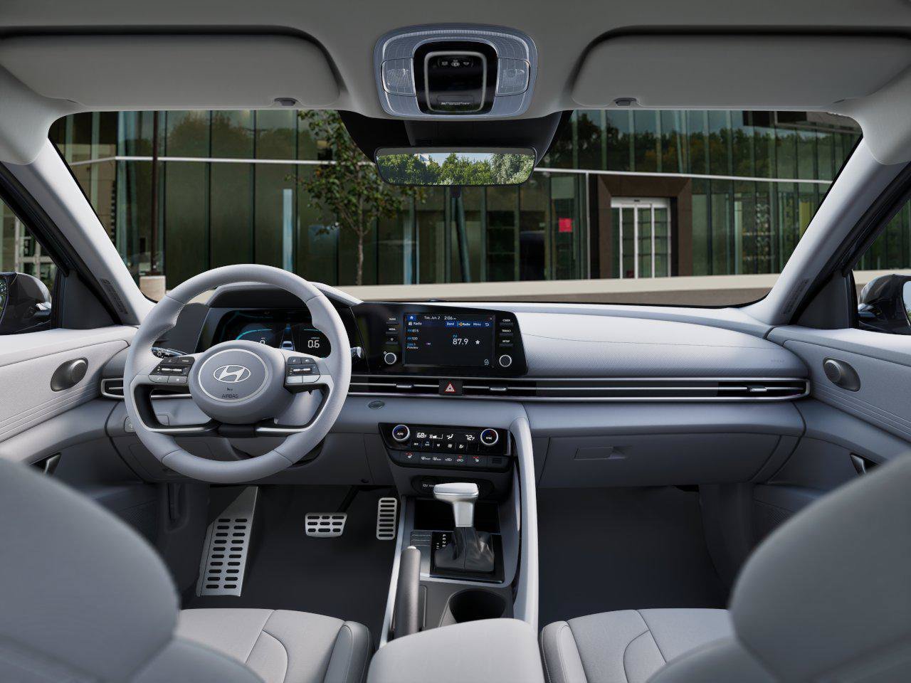 New 2026 Amazon Gray Hyundai SEL Sport Sedan FWD image 12