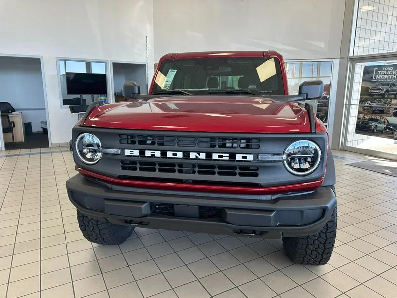 New 2025 Ruby Red Metallic Tinted Clearcoat Ford Base 2 Door 4x4 image 2