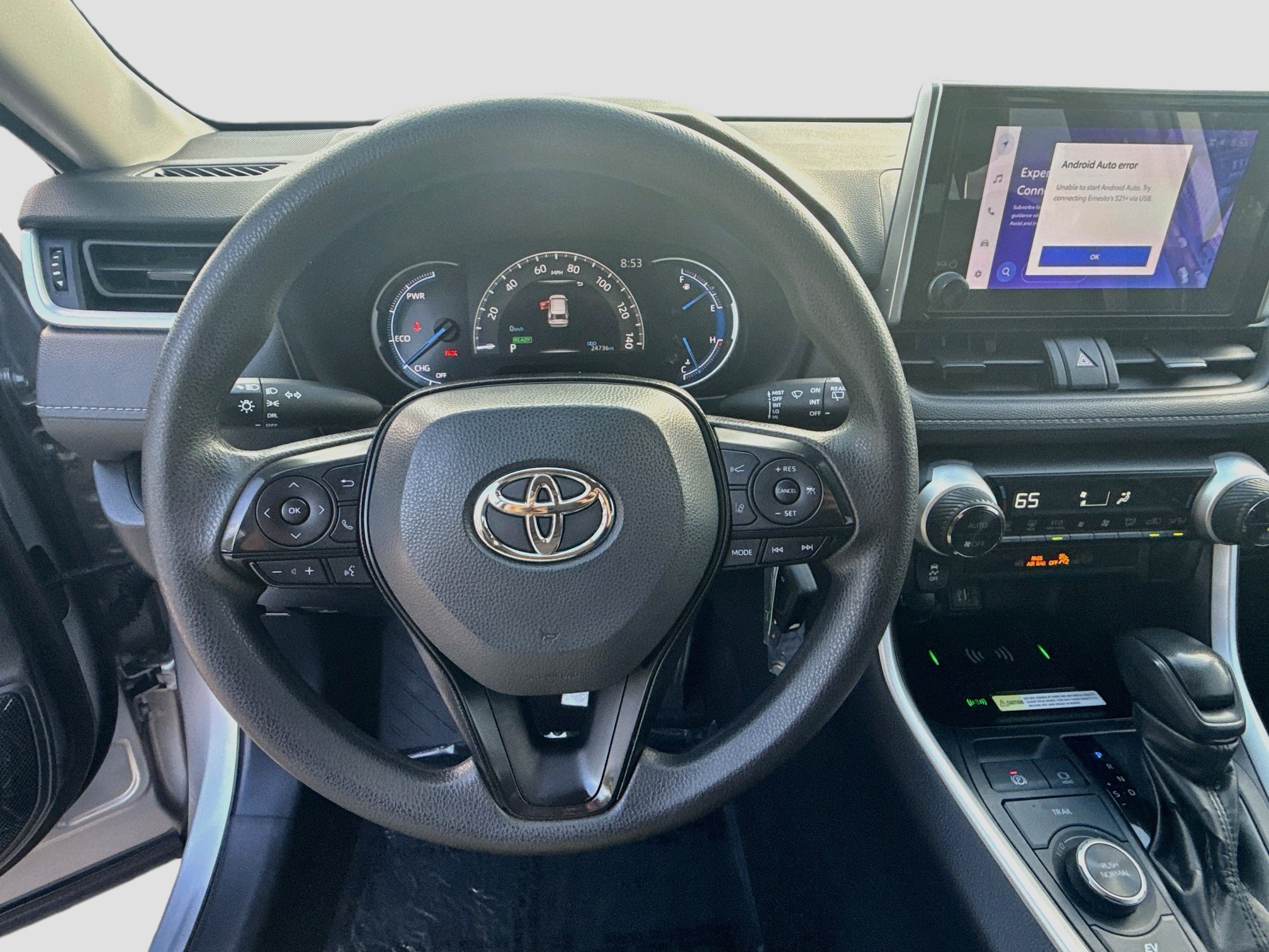 Used 2024 Silver Sky Metallic Toyota Hybrid LE image 8