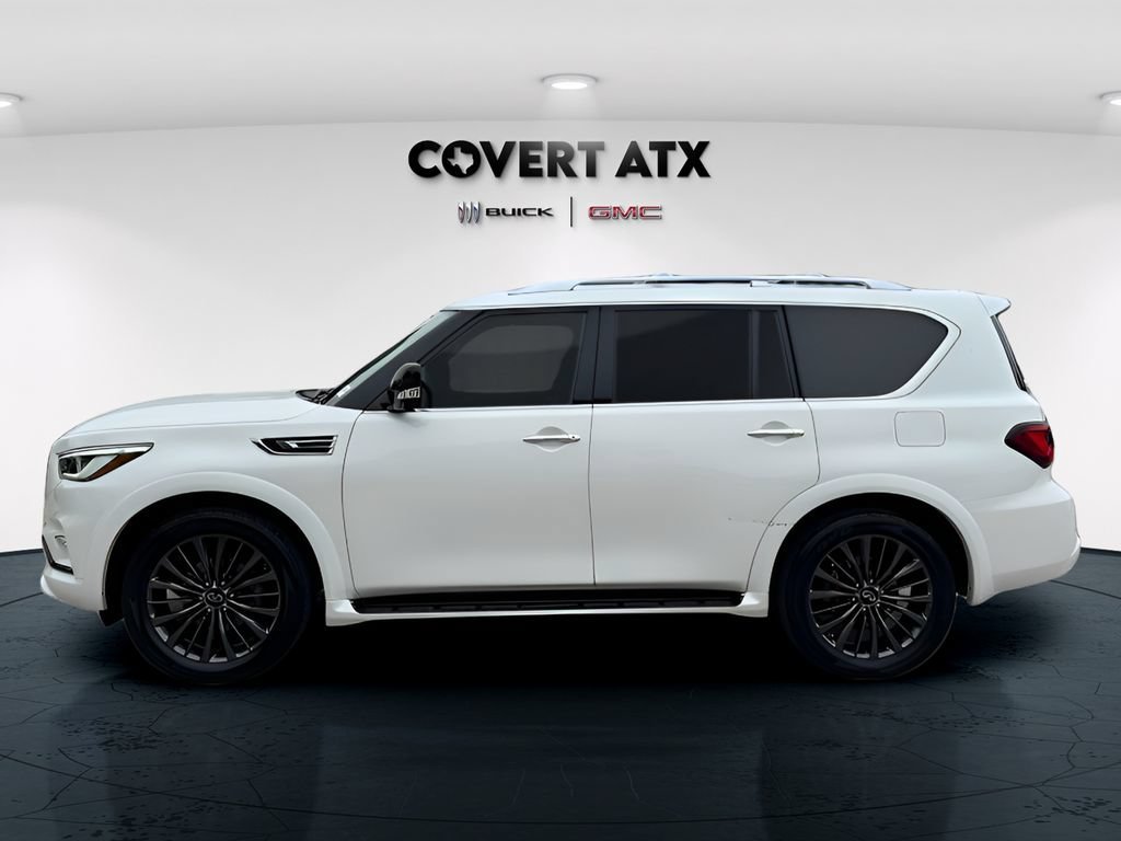 Used 2021 Moonstone White INFINITI Premium Select image 3