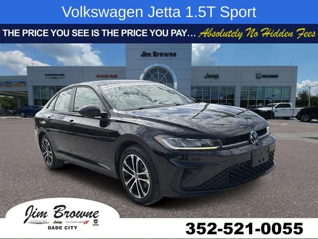 Used 2025 Black Volkswagen 1.5T Sport image 1