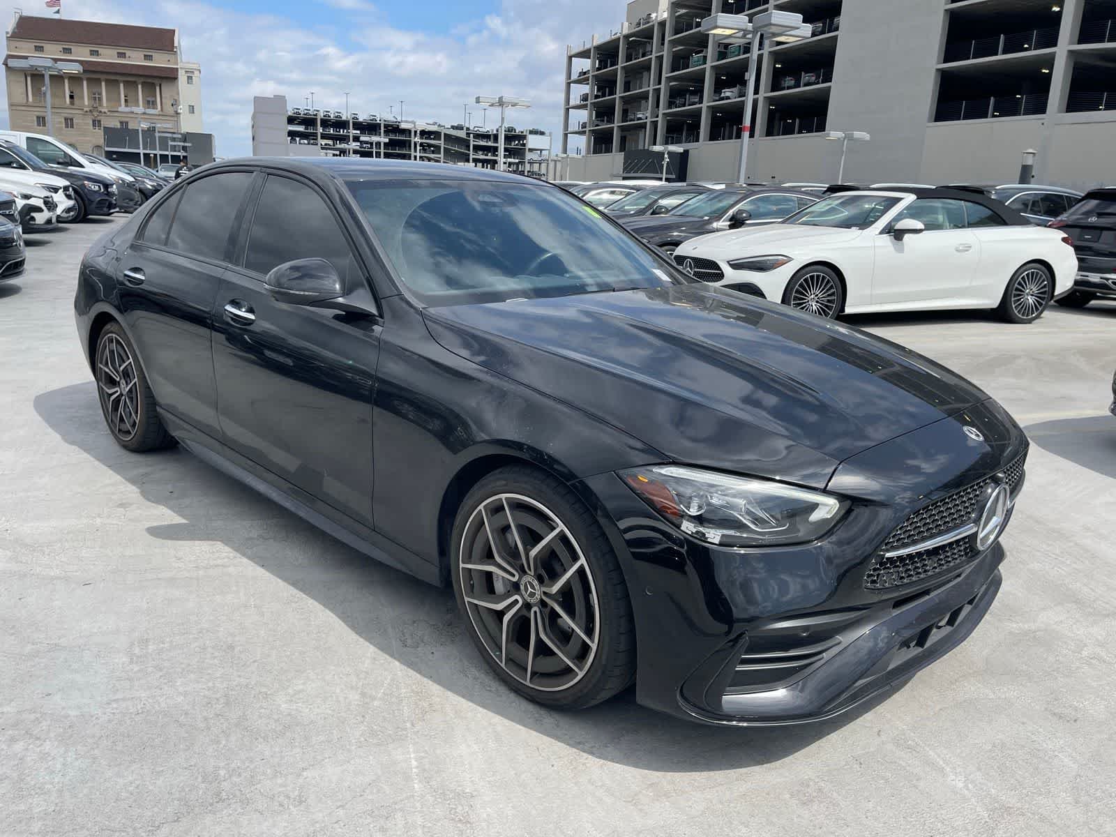 Certified Used 2023 Black Mercedes-Benz C 300 image 2