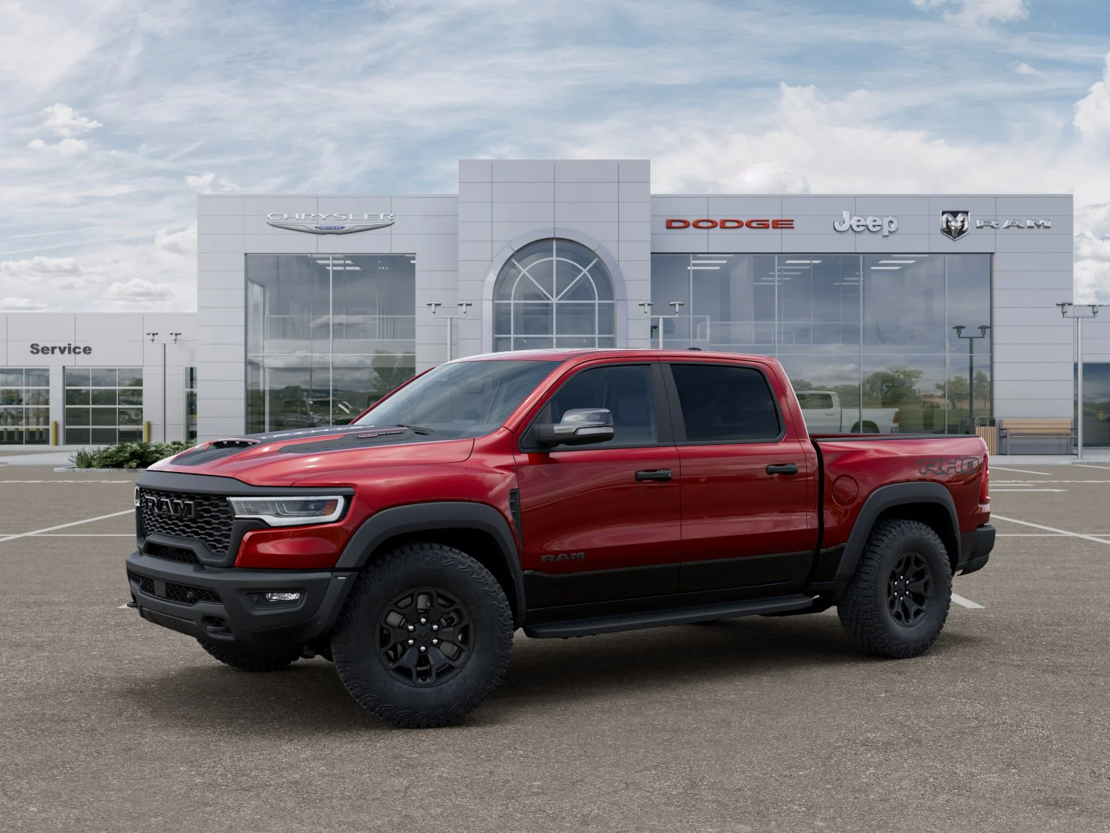 New 2026 Molten Red Pearl-Coat Exterior Paint RAM RHO image 29