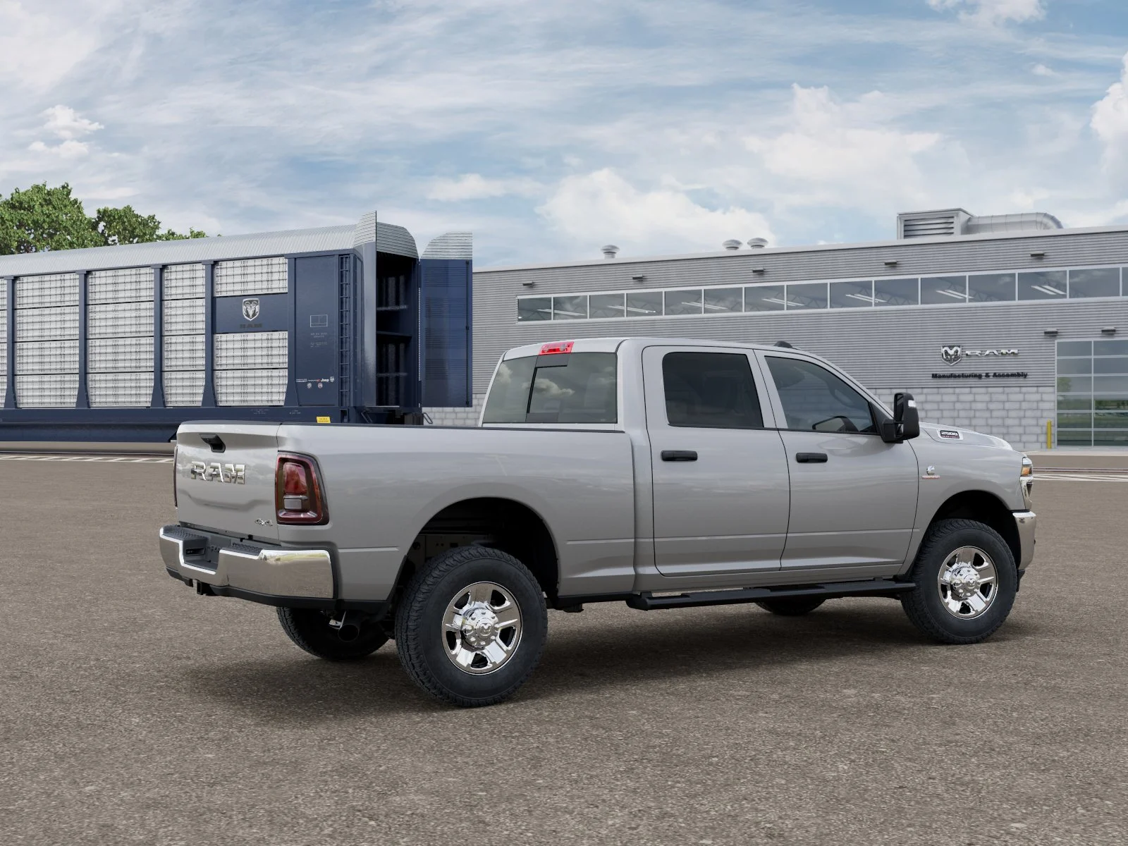 New 2026 Silver-Zynith Exterior Paint RAM TRADESMAN image 2