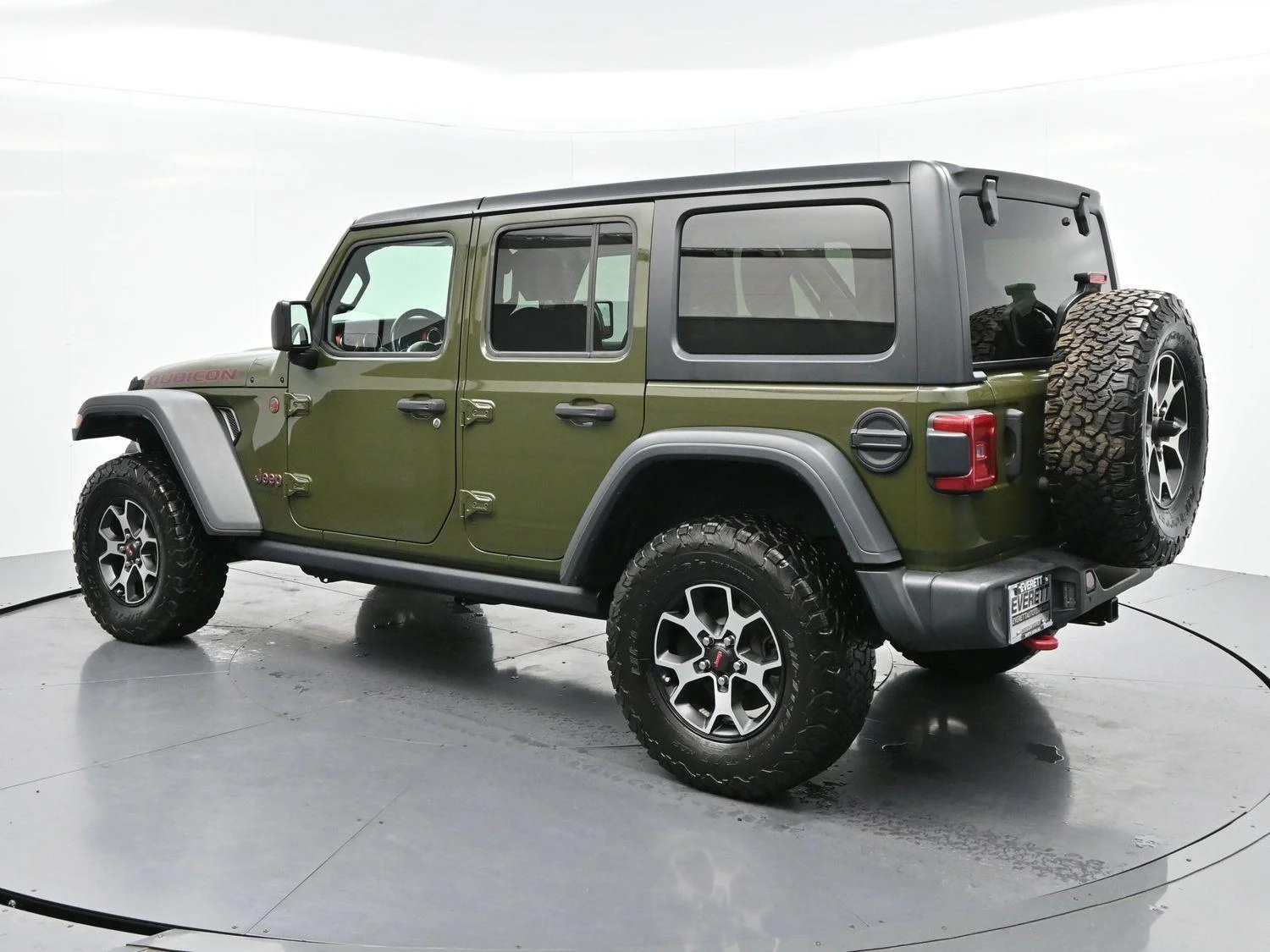 Used 2021 Sarge Green Clearcoat Jeep Unlimited Rubicon image 4