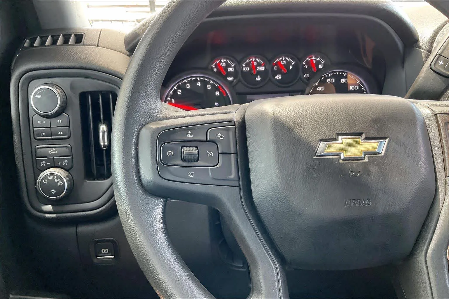 Used 2024 Dark Ash Metallic Chevrolet Work Truck image 22