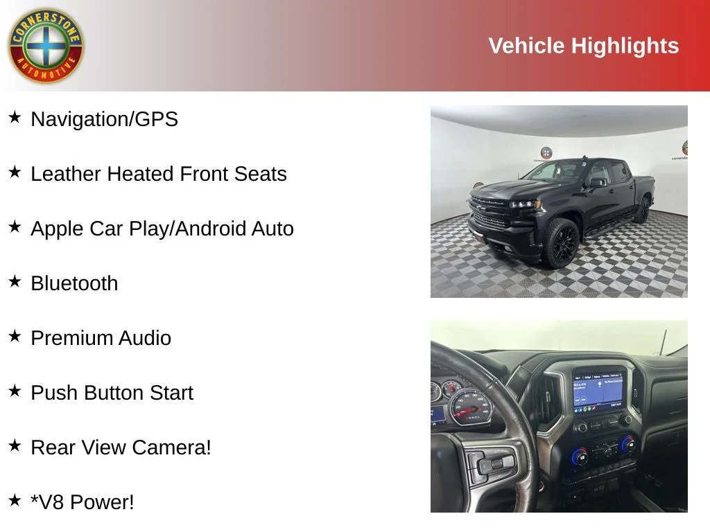 Used 2020 Chevrolet Silverado 1500 RST with VIN 1GCUYEED3LZ269760 for sale in Elk River, Minnesota