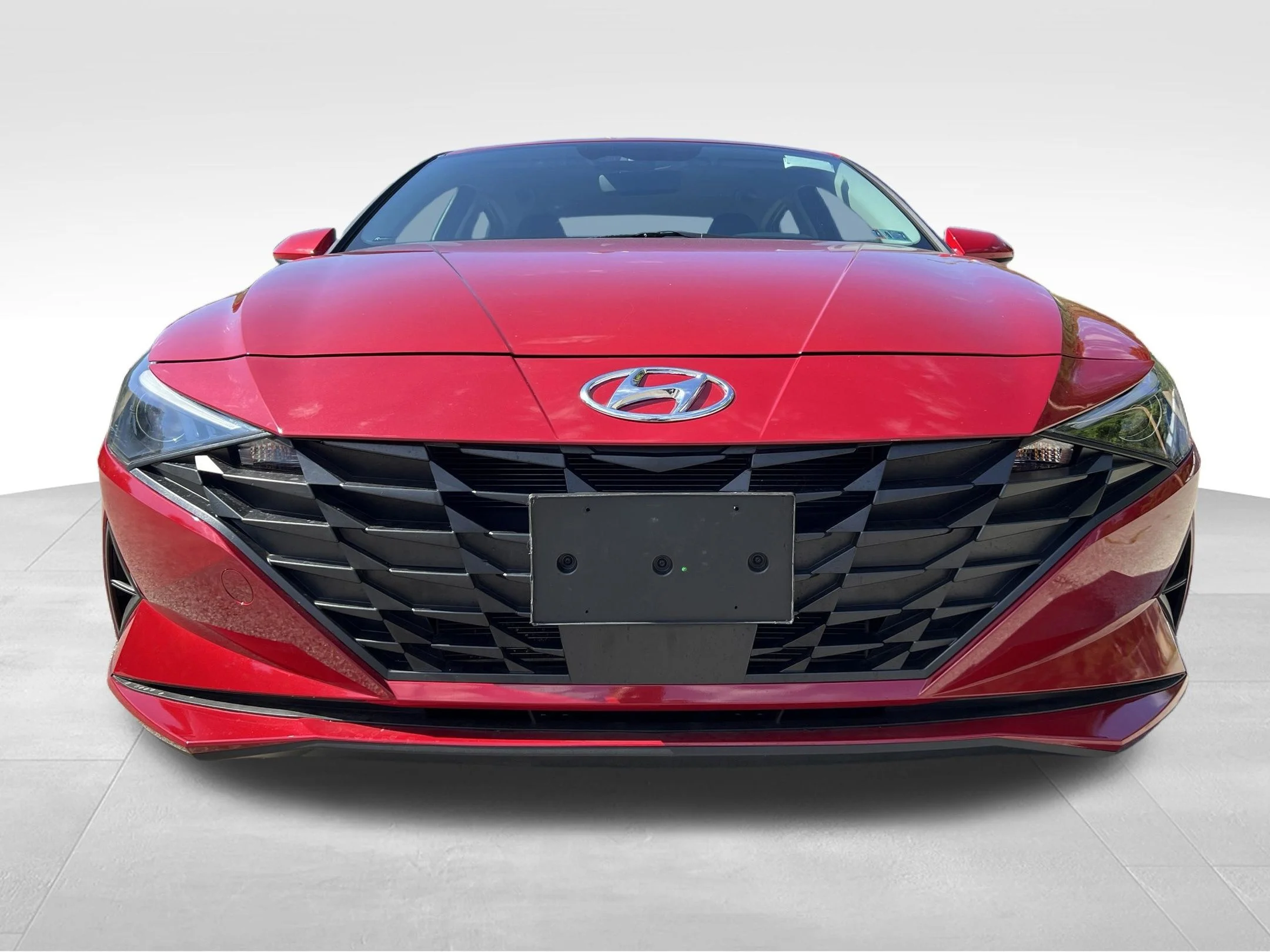Used 2023 Scarlet Red Pearl Hyundai SEL image 3