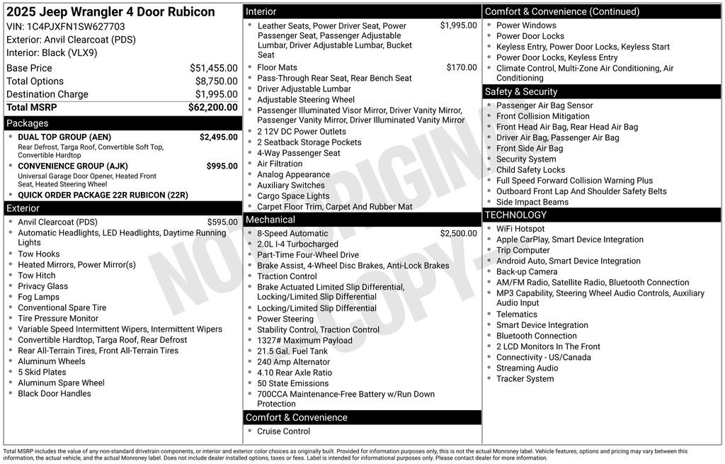 Used 2025 Gray Jeep Rubicon image 36