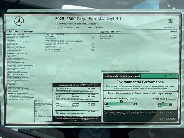 New 2025 Arctic White Mercedes-Benz Cargo 144 WB image 20