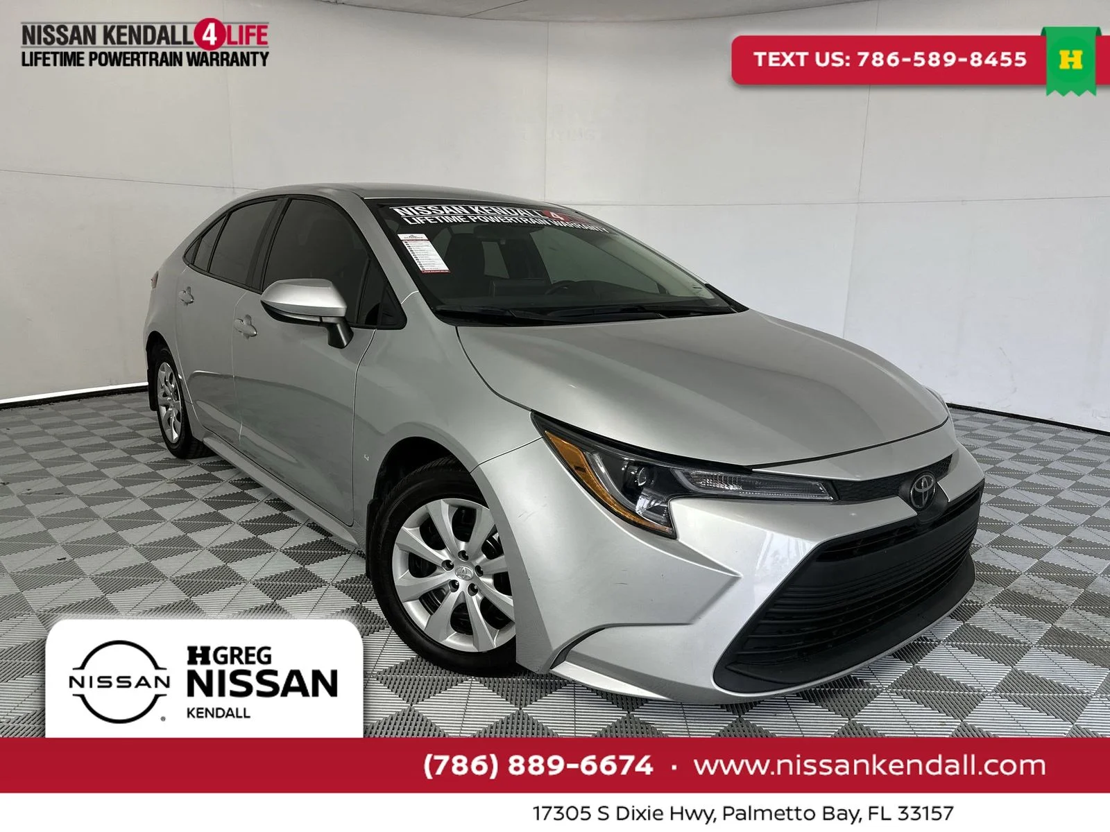 Used 2024 Silver Toyota LE image 1