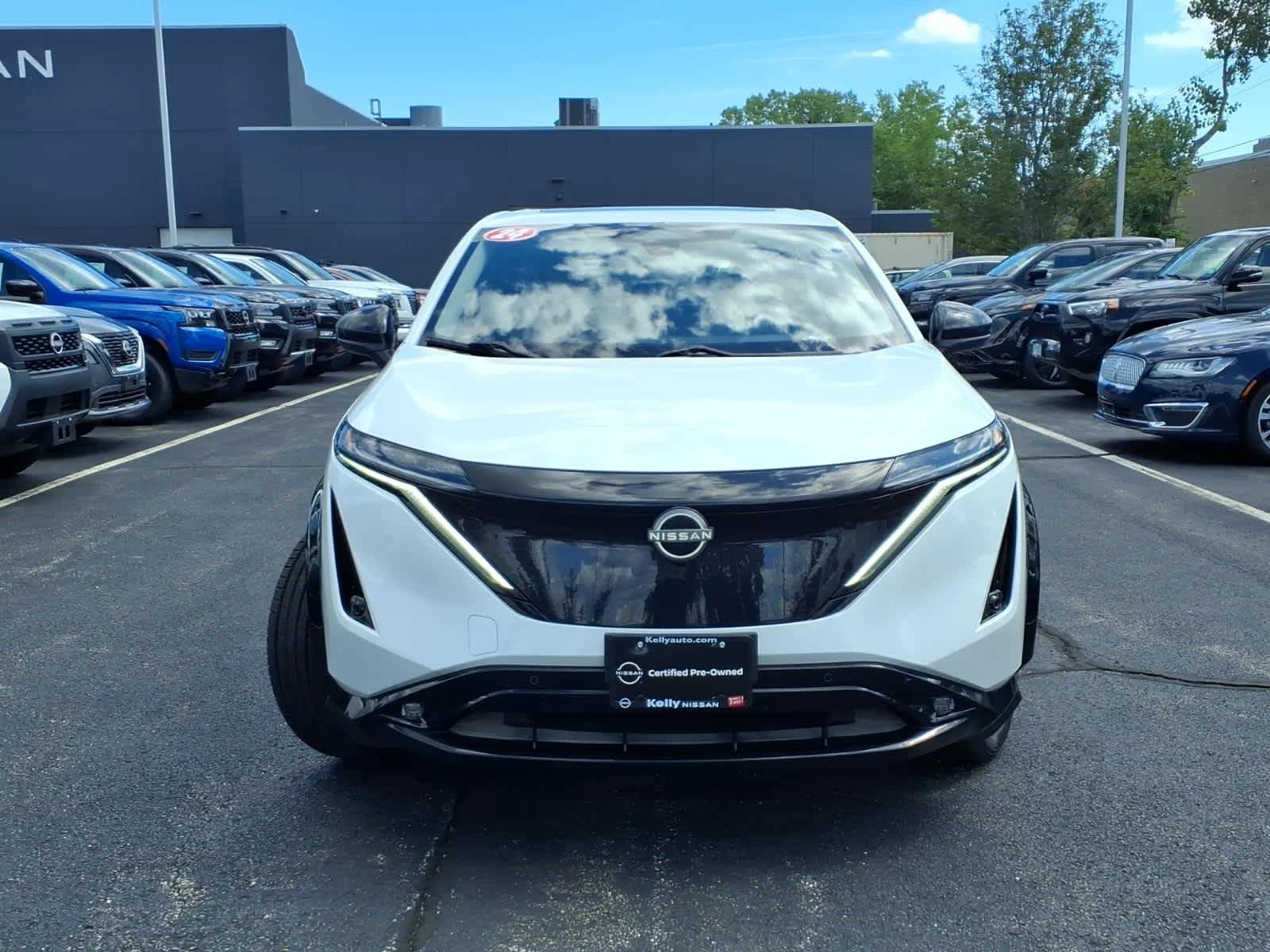 Certified 2024 Nissan ARIYA Evolve+ with VIN JN1DF0BB4RM730002 for sale in Woburn, MA