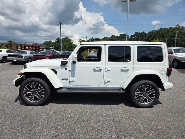 Used 2023 White Jeep Sahara 4xe image 4