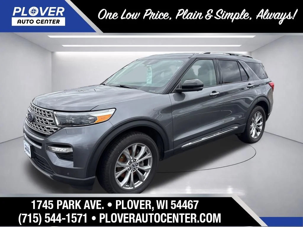 Used 2022 Carbonized Gray Metallic Ford Limited image 1
