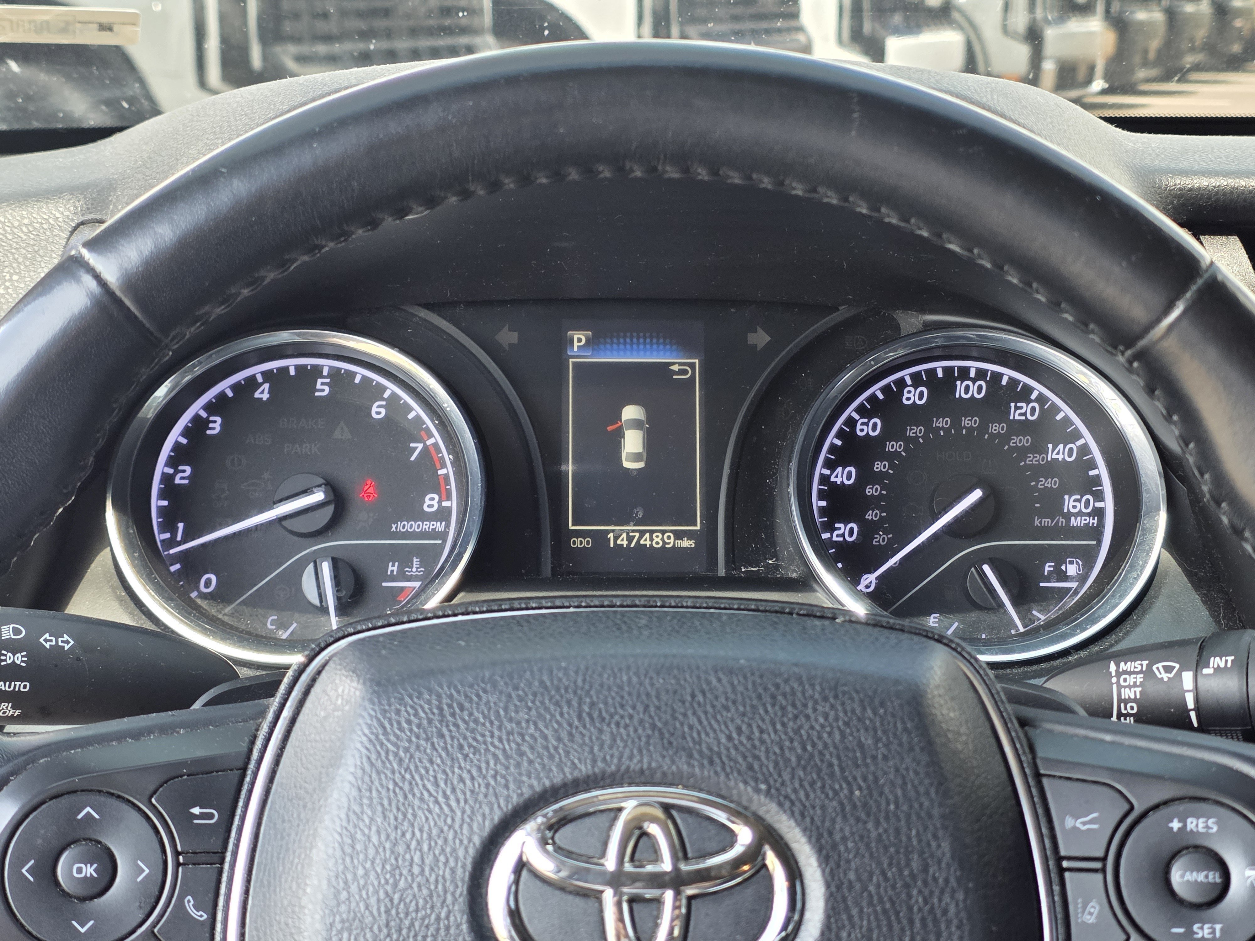 Used 2019 Super White Toyota SE image 10