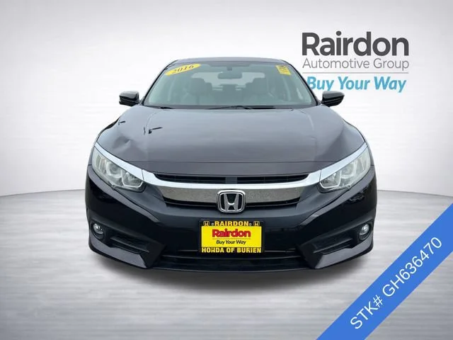 Used 2016 Honda Civic EX-T with VIN 2HGFC1F34GH636470 for sale in Burien, WA