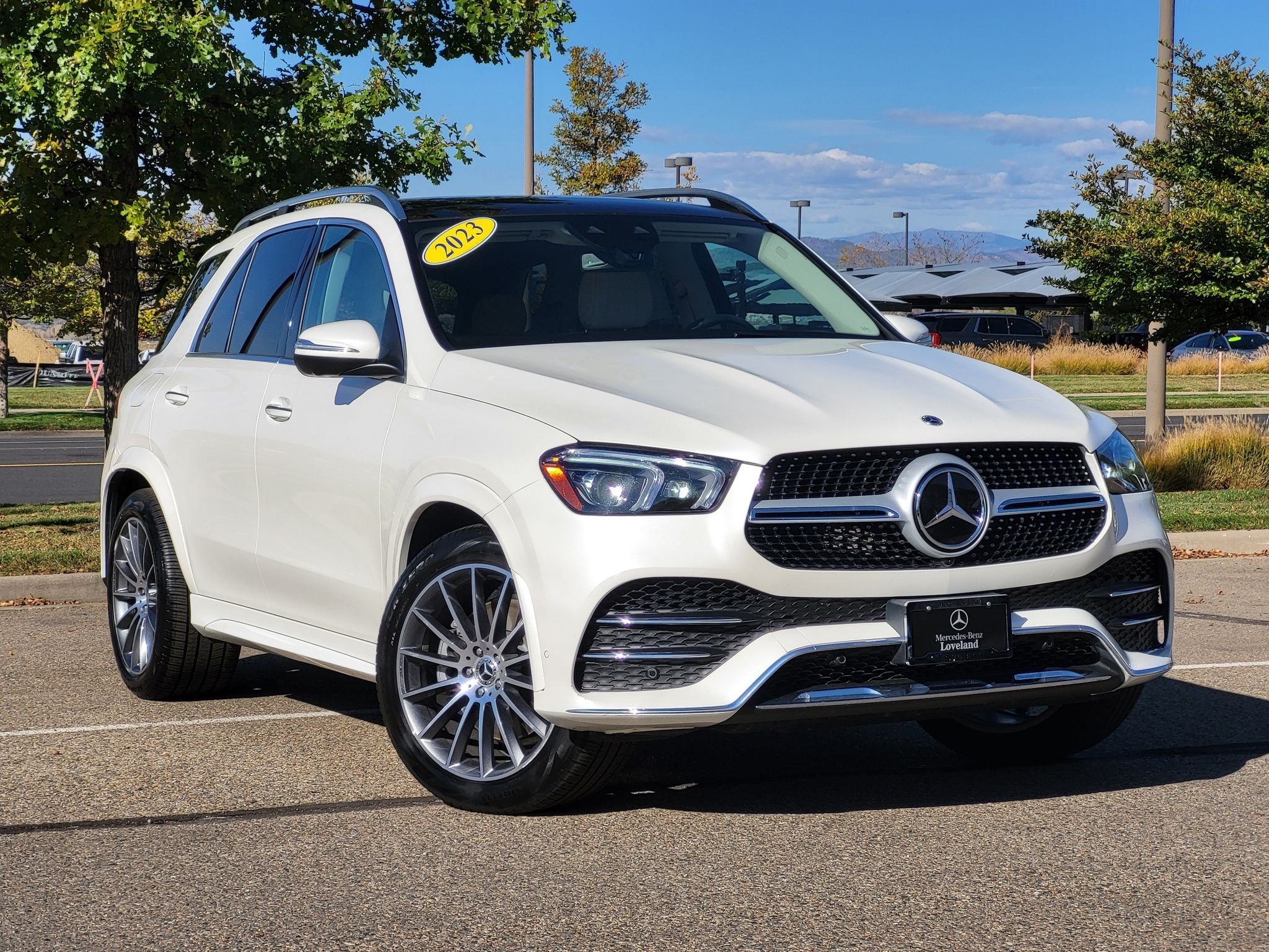 Certified Used 2023 MANUFAKTUR Diamond White Bright Mercedes-Benz GLE450 4MATIC® image 1