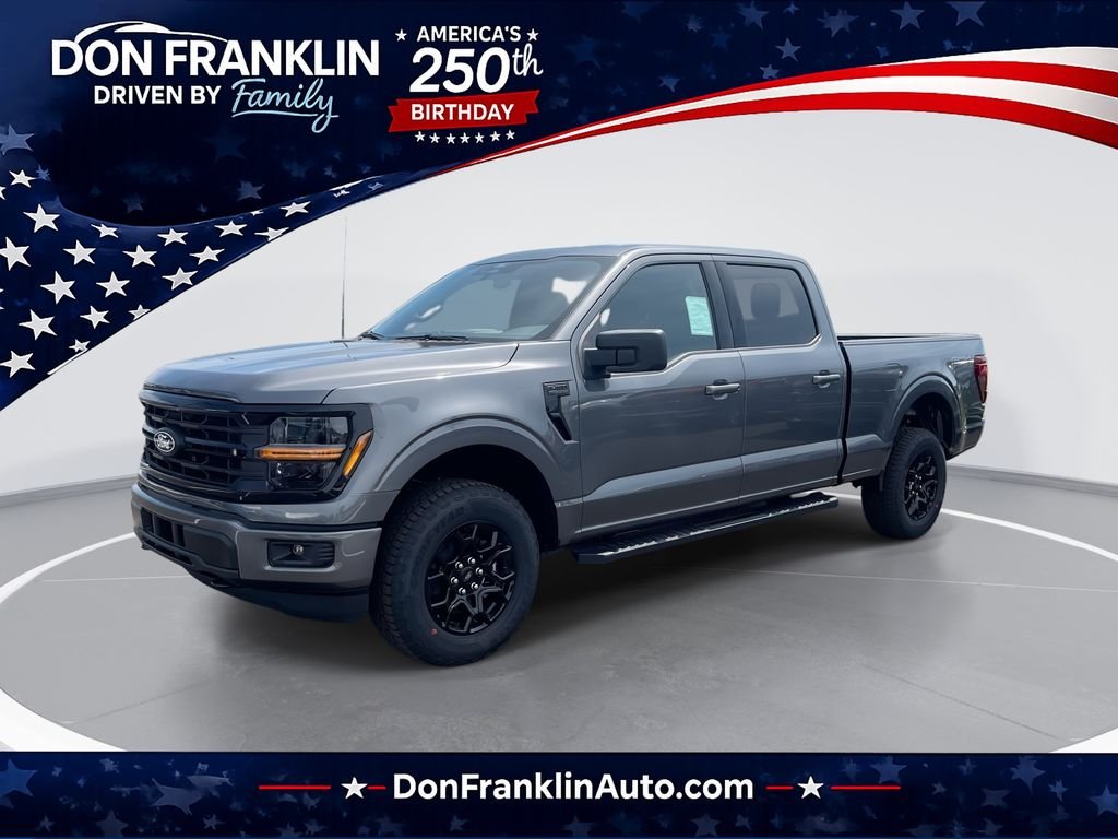 New 2026 Carbonized Gray Metallic Ford XLT image 1