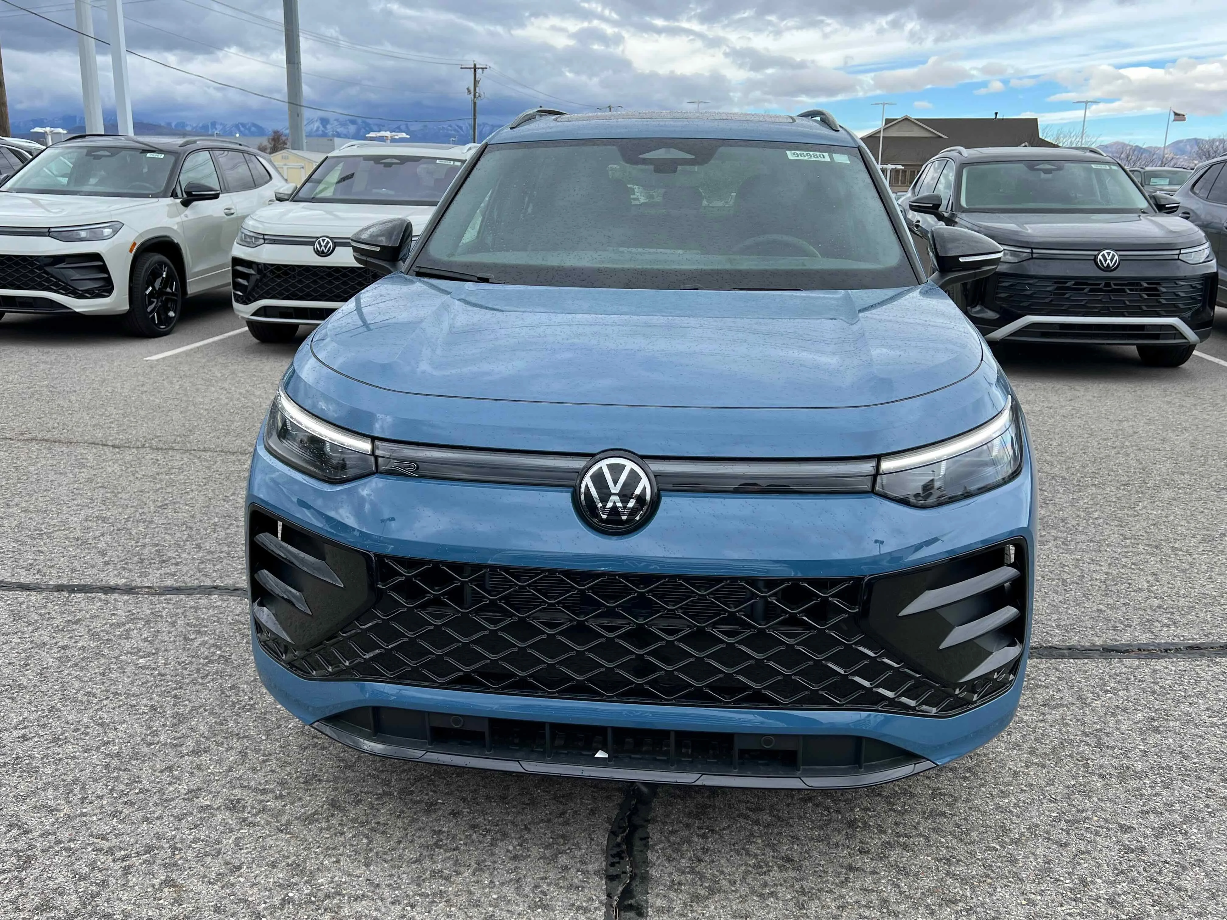 New 2026 Blue Volkswagen SE R-Line Black image 6