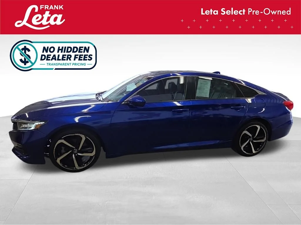 Certified Used 2018 Blue Honda Sport image 3