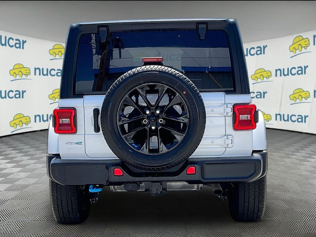 Used 2023 White Jeep Sahara 4xe image 5