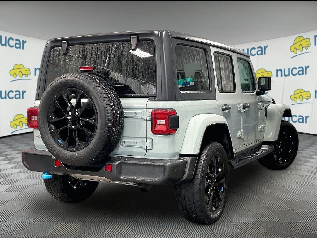 Used 2023 Gray Jeep Sahara 4xe image 6