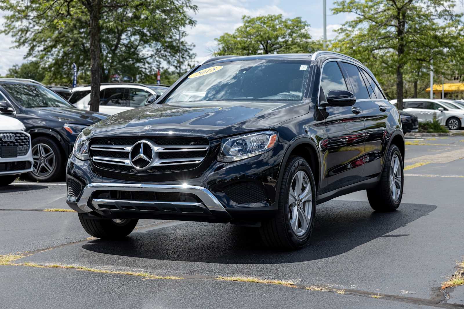 Used 2018 Black Mercedes-Benz GLC 300 image 3