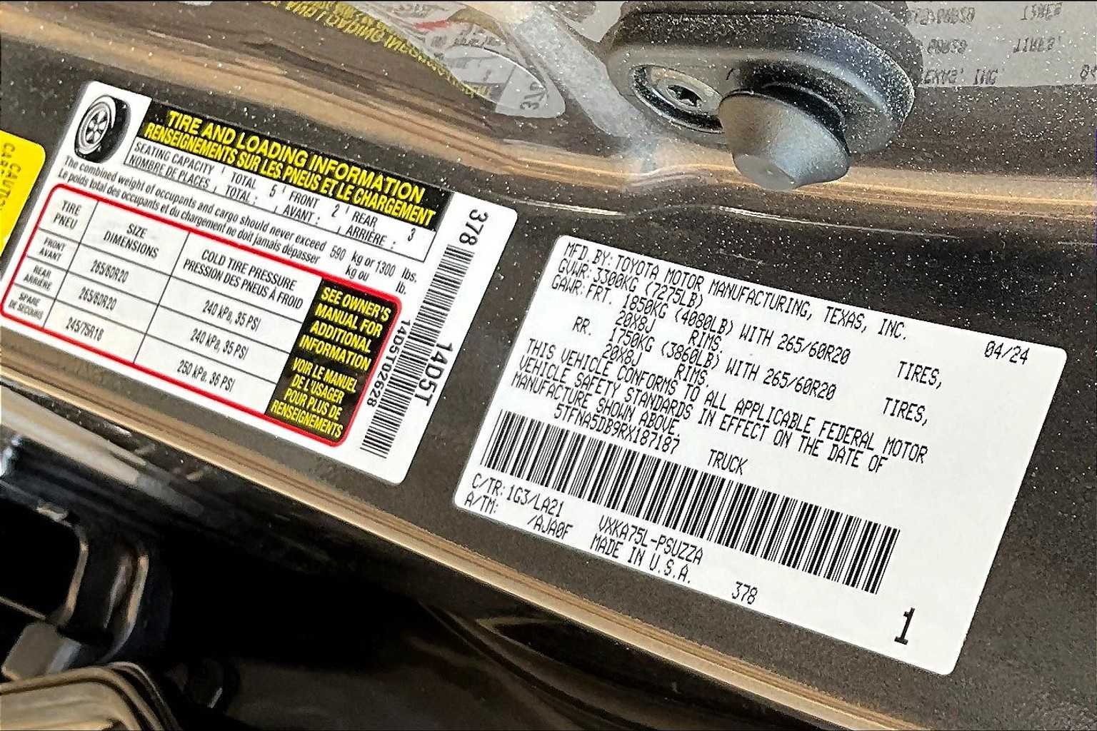 Used 2024 Magnetic Gray Metallic Toyota Platinum image 37