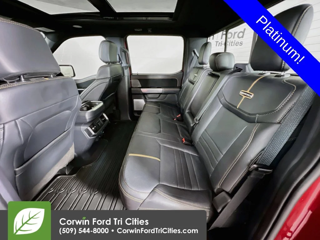 Used 2023 Rapid Red Metallic Tinted Clearcoat Ford Platinum image 29