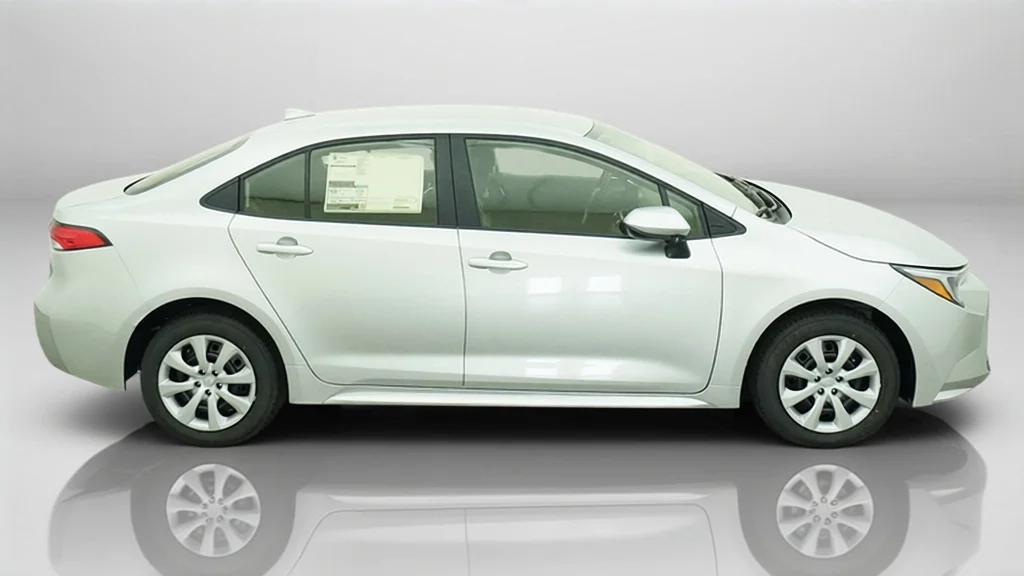 New 2027 Classic Silver Metallic Toyota Hybrid LE image 7
