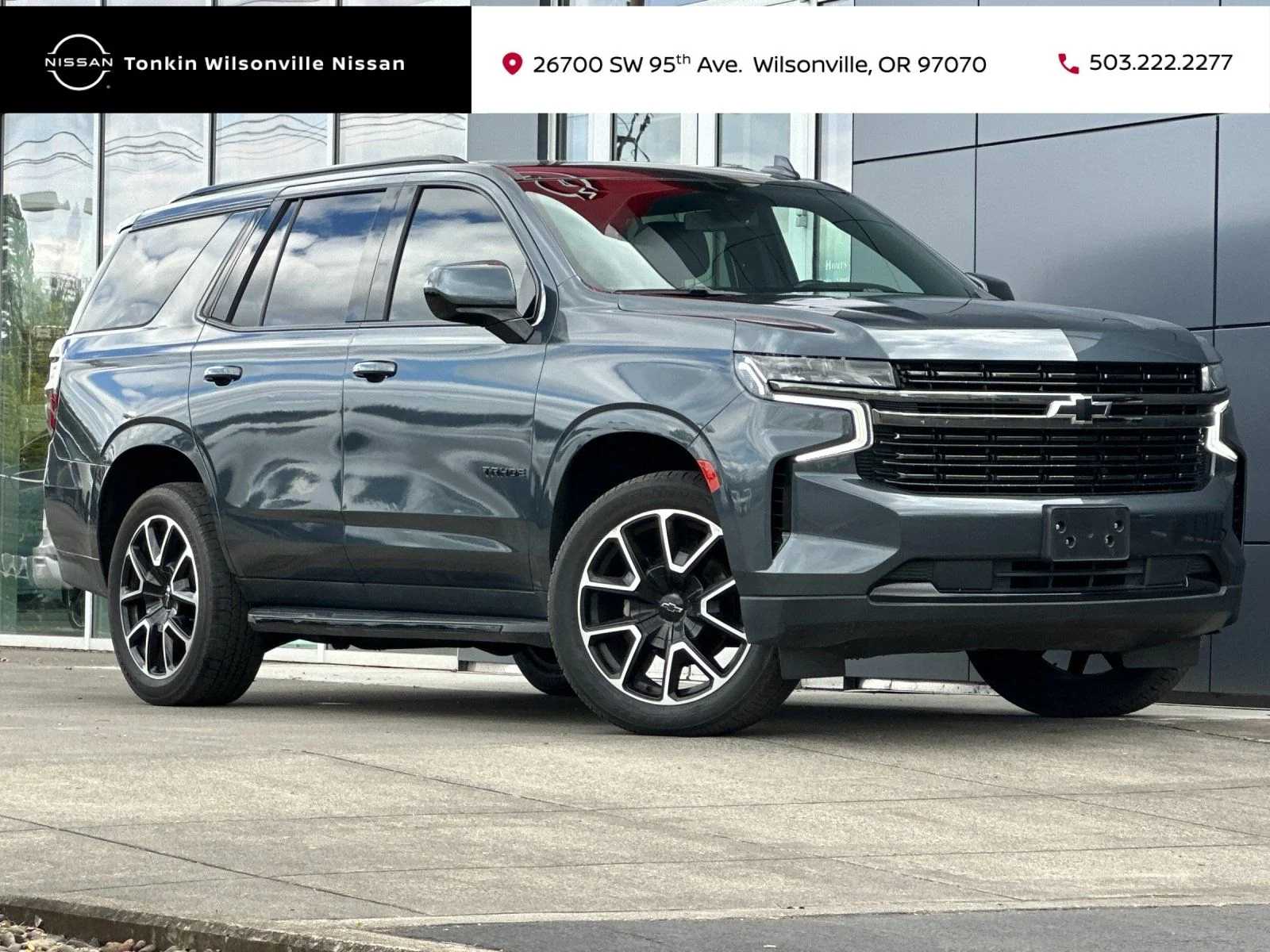 Used 2021 Shadow Gray Metallic Chevrolet RST image 1
